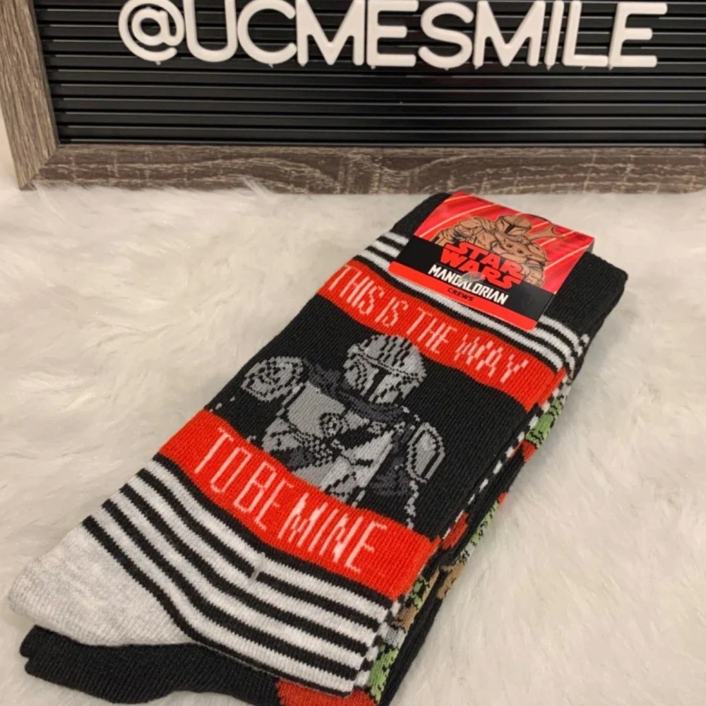Disney Star Wars The Mandalorian Crew Socks